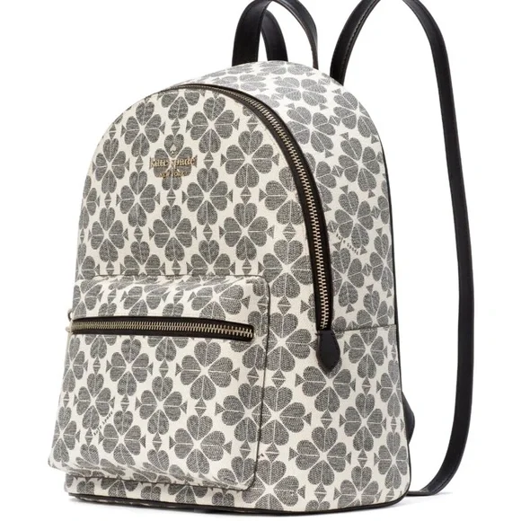 Kate Spade Spade Flower Medium Backpack Signature
Logo Black Multi NWT - Picture 6 of 17